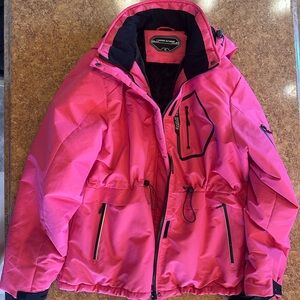 Windproof Women's Pink Winter/Ski Jacket